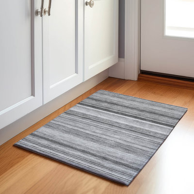 Premium Machine Washable Cerrito AMF529 Gray Rug