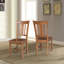 Chaise d'appoint en bois massif Evalyn-50364796