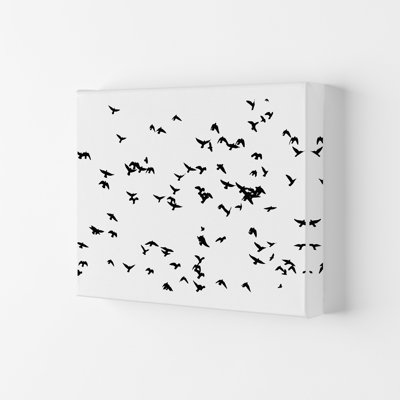 Flock of Birds Landscape 1 Piece Wall Art