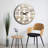 Elegant Decorative Wall Clock, 19.7 inches Diameter | 100% MDF, Thickness: 0.2 inches | Stylish Minimalist Design for Home & Office Decor | Perfect for Living Room, Bedroom, and Kitchen Spaces