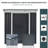 Metal Lean To Garden Shed, Outdoor Storage Shed, Garden Tool House With Double Sliding Doors, 2 Air Vents For Backyard, Patio-113767424-113767422