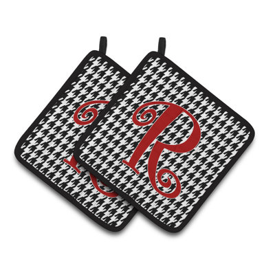 Cuisinier poignée Houndstooth