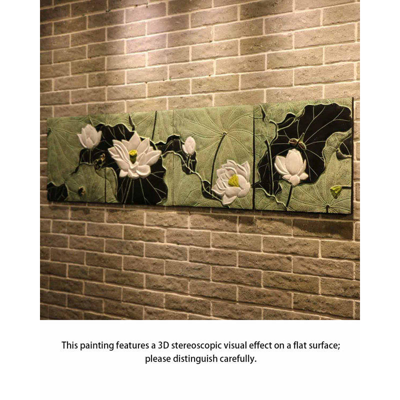 Ensemble de décoration murale rétro Lotus