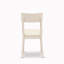 L'ensemble de salle à manger 5 pièces comprend une table de salle à manger ronde avec piédestal et 4 chaises en similicuir, blanc lin-1462008820-1462008827