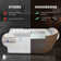 72" x 35-3/8" Whirlpool and Air Bath Heated Soaking Combination Tub with Wide Rim, LED Control Panel