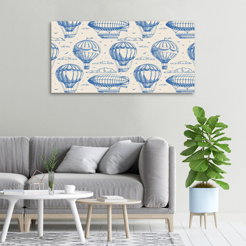 Balloons And Airships - Wrapped Canvas Print