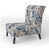 Motifs floraux de style renaissance bleue IV sélectionné