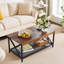 Ensemble de 3 tables basses Rustic-774122682-767423057