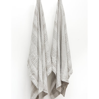 Ensemble de serviettes de bain 2 pièces en lin