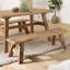 Visibelli Solid Wood Bench