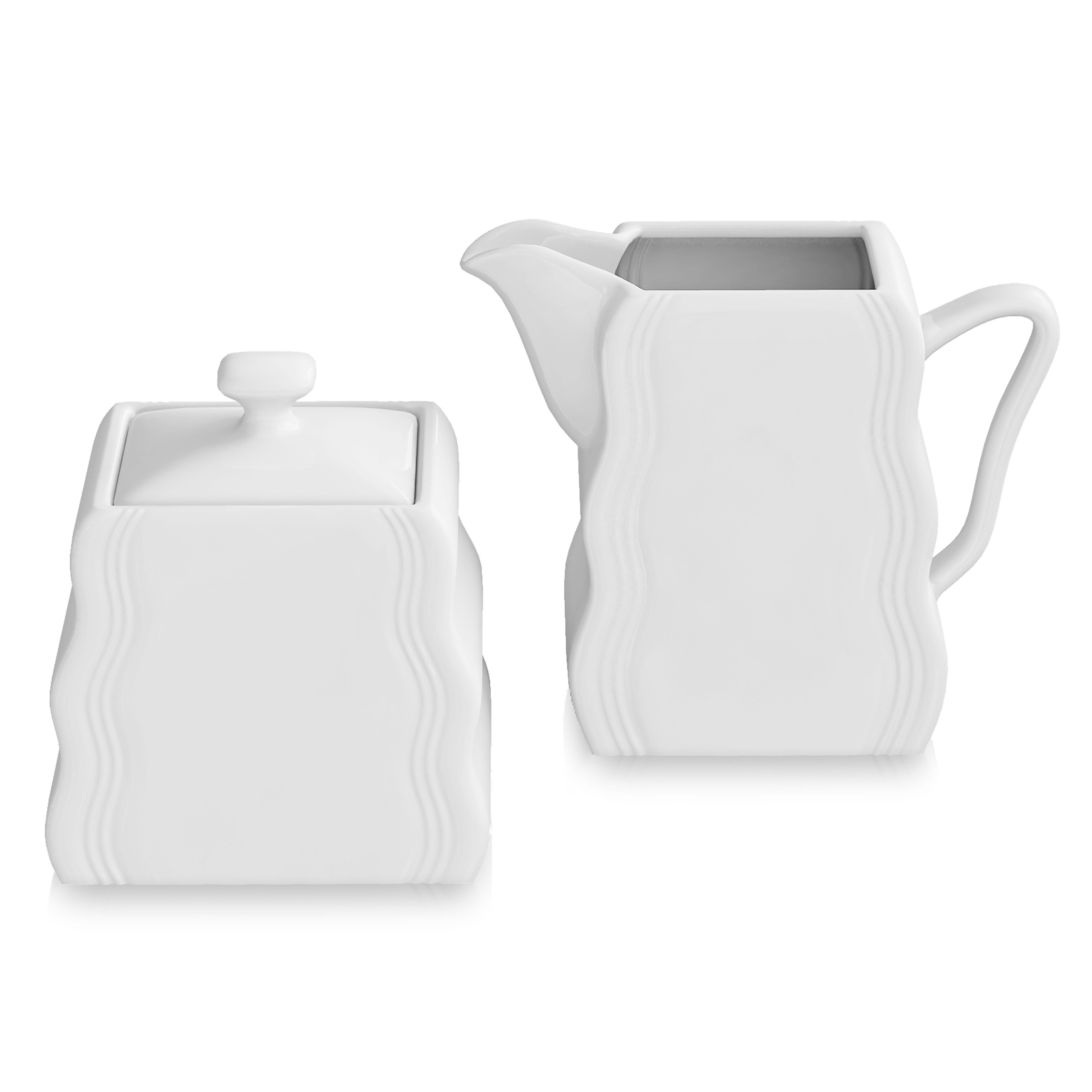 Wrought Studio Cenko Sugar And Creamer Set with Lid Wayfair