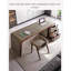 Bureau de style rétro en cuir rétro-110824520