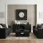 Void Console Table, Black Stone