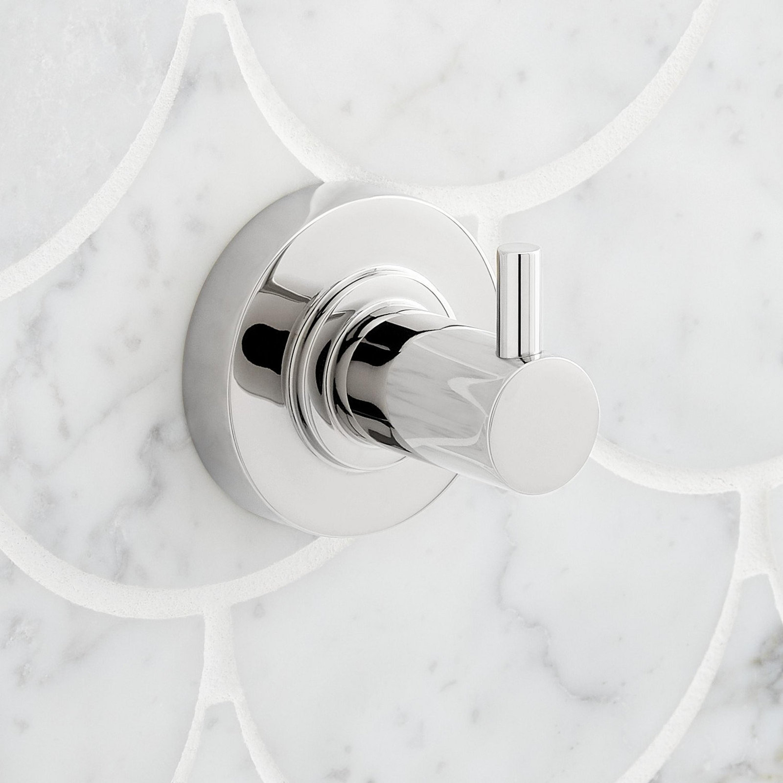 Signature Hardware Lexia Single Robe Hook, Chrome
