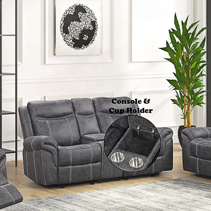Power Motion Loveseat With USB