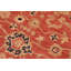 Tapis bleu / rouille en laine noué à la main 7 pi 9 po x 10 pi 1 po Abbigail Southwestern