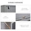 Bureau de bureau mural pliable avec tableau noir et tablette latérale pliable-2066813986