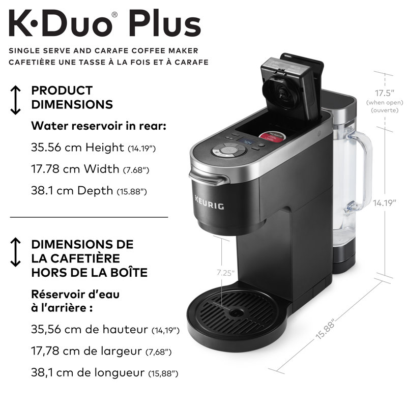 Cafetière à dosette K-Duo Plus Keurig Keurig
