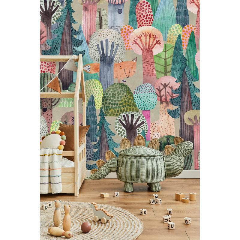 Jed Wall Mural, 10.41" L x 125" W, Vinyl