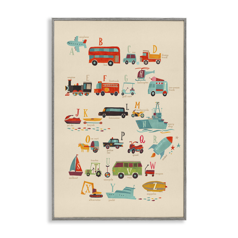 «Transport varié», estampe numérique encadrée par Irene Chan, Estampe numérique Farmhouse, H 24 po x l 16 po