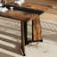 Grande table de salle à manger rectangulaire 70,9 ", grand bureau imperméable pour 8 personnes, table de salle à manger familiale de luxe avec pieds réglables pour la cuisine
