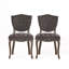 Chaise Parsons rembourrée et capitonnée Richard-564726190