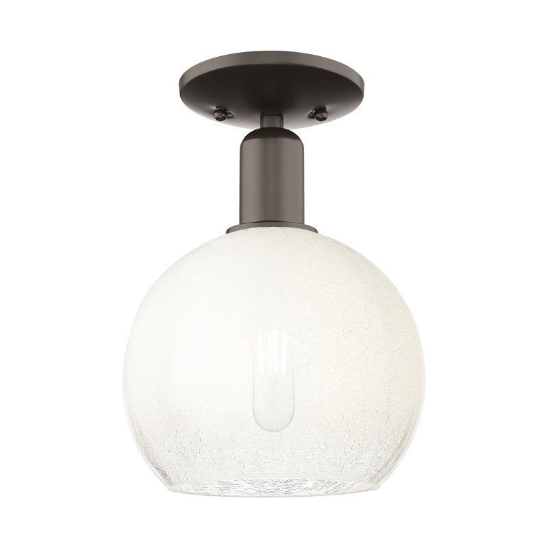 Appleton - Cuivre antique - Plafonnier semi-encastré, Clear / Oil Rubbed Bronze