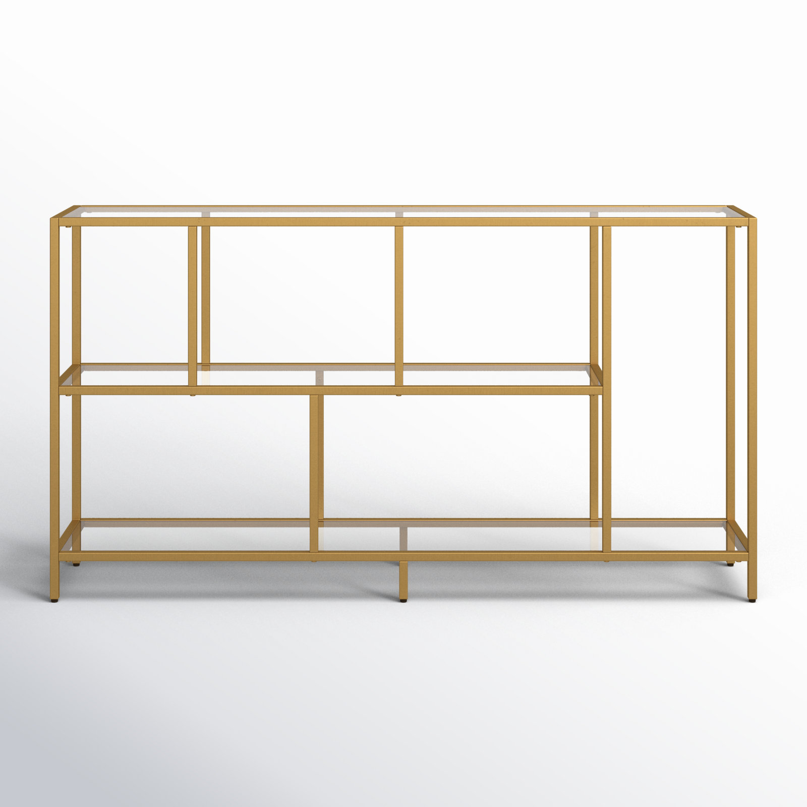 Anishia 52'' Console Table, Brass