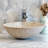 Single Bowl Round Bathroom Sink