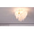 4-Light Flush Mount Glass Ceiling Light, Modern Vintage Style for Entryway, Kitchen, Bathroom - Farmhouse Decor-2138547262