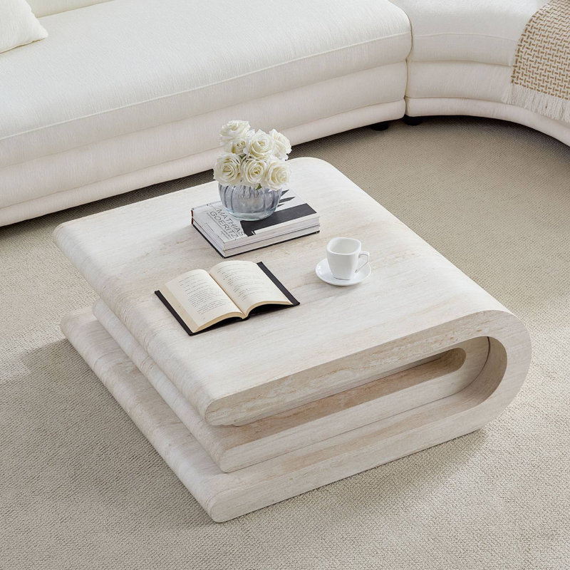 33.9" Square MDF Coffee Table