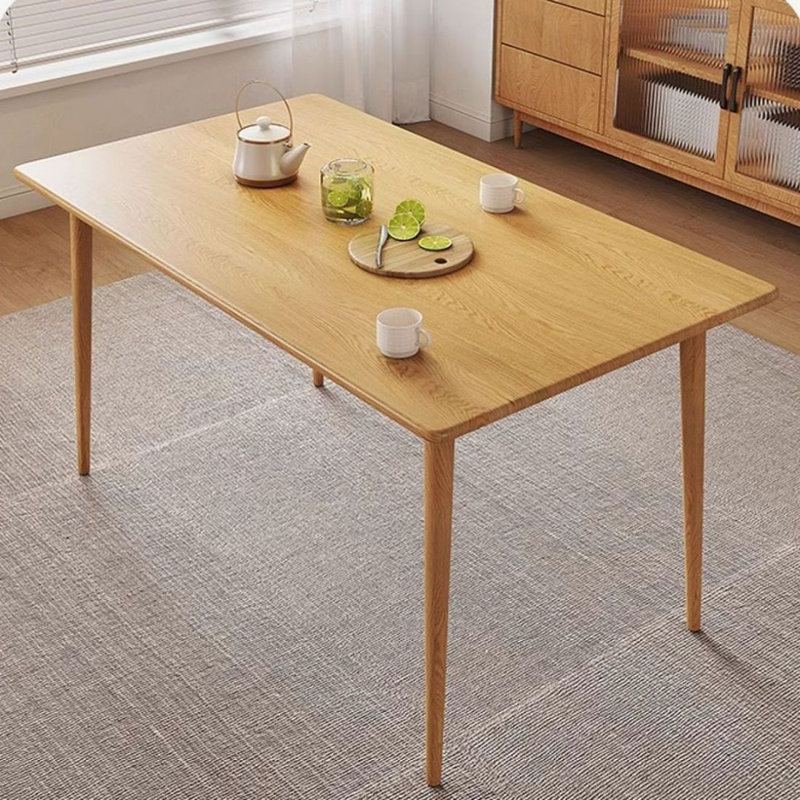 Table de salle à manger Burlywood, H 29,53 po x L 55,12 po x l 31,5 po