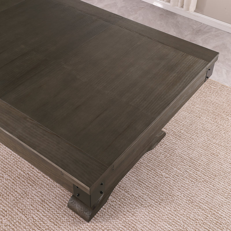 Table de billard Manchester, Gris anthracite résistant à l'eau, Oui, Brun patiné