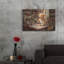  «Golden Retriever In The Kitchen» par Rich Monet, art mural en métal, 36 po x 24 po