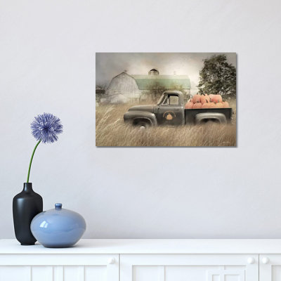 «Happy Harvest Truck» par Lori Deiter, reproduction de photo sur toile tendue