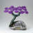 Custom - Genuine Amethyst Clustered Gemstone Tree On Druzy Matrix (The Protection Tree)