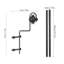 Industrial Single Track Bypass Barn Door Sliding Hardware Kit-127327343
