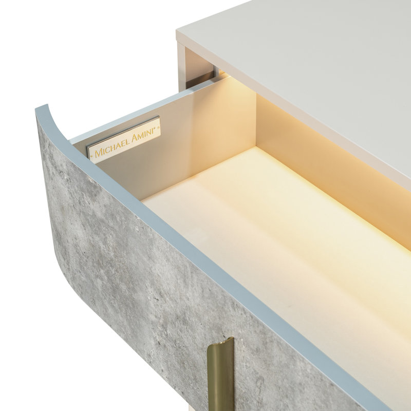 Pavira 5-Drawer Chest - Stone