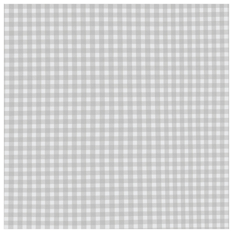 Gray Gingham Checkered Quilted Bedspread All Sizes, Full / Double
