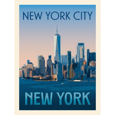 Tasean Retro Style Travel Poster II by Victoria Barnes - Wrapped Canvas Print