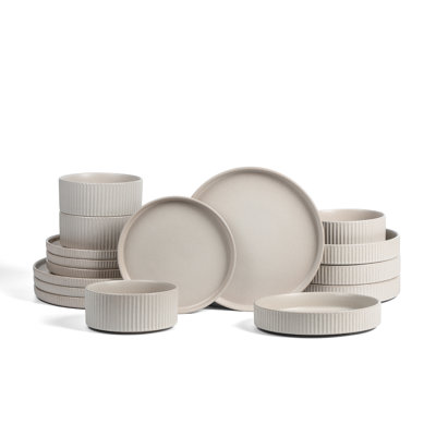 Stone Lain Haven 16-Piece Dinnerware Set Stoneware