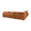 Canapé modulaire Glander - Cuir cognac-717103194