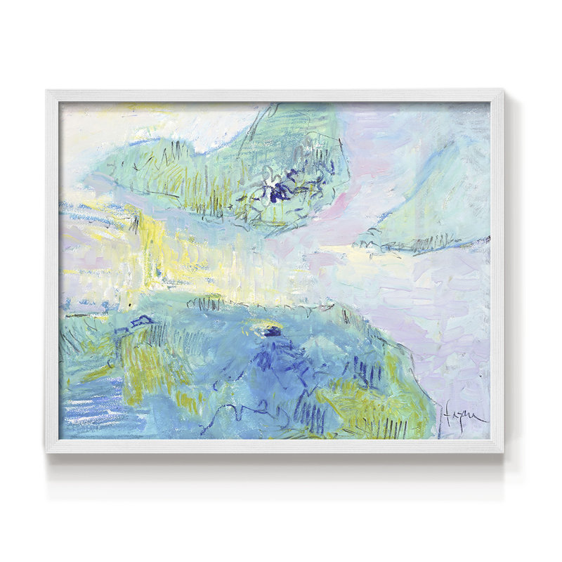 «Smooth Sailing in the Heartland», impression encadrée, H 8 po x l 10 po, Blanc