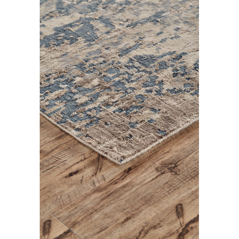 Tapis brun clair Tarlisha, Rectangulaire 3 pi x 5 pi