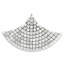 7" x 13" Marble Fish Scale Mosaic Wall & Floor Tile