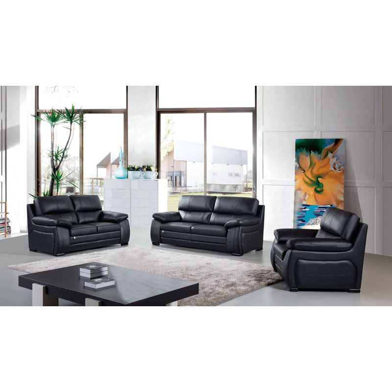 Fauteuil club en cuir fleur 47 po Ugarte