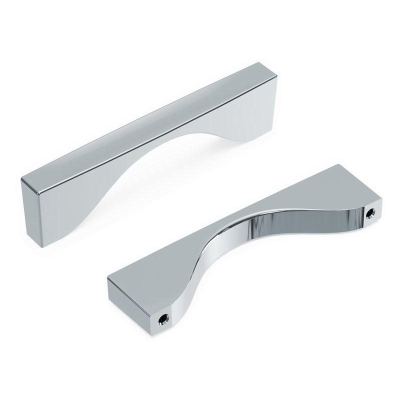 Channel Bar Pull, 3 3/4", Chrome