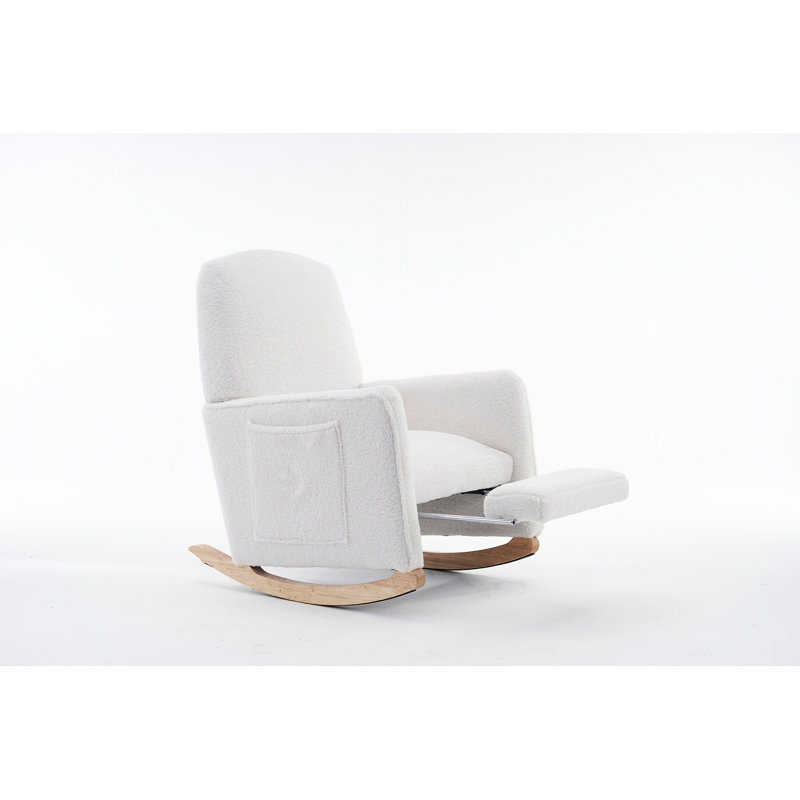 Chaise berçante Teddy, Ivoire ivoire