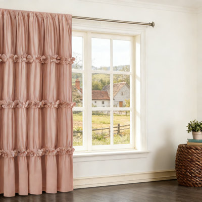 Rideaux occultant Boho avec fleurs papillon fabriquées à la main, rideaux isolants et isolants pour le salon et la chambre à coucher, conception avec passe-tringle