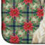 Tapis de séchage Sealyham Terrier Christmas PoinsettIas